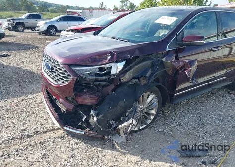 2020 Ford Edge Titanium z USA, uszkodzony, nr VIN 2FMPK4K95LBA47423